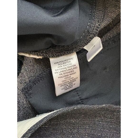 Ann Taylor LOFT “Julie” blue tweed look pants - 6 - Picture 9 of 9